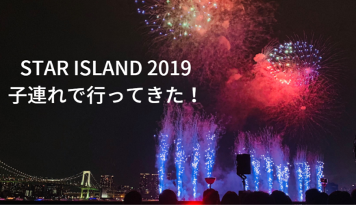 「STAR ISLAND 2019」 未来型花火エンターテイメント 子連れで行ってきた！